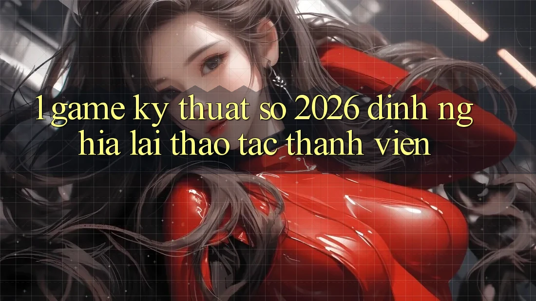1. Game Kỹ Thuật Số 2026: Định Nghĩa Lại Thao tác Thành viên