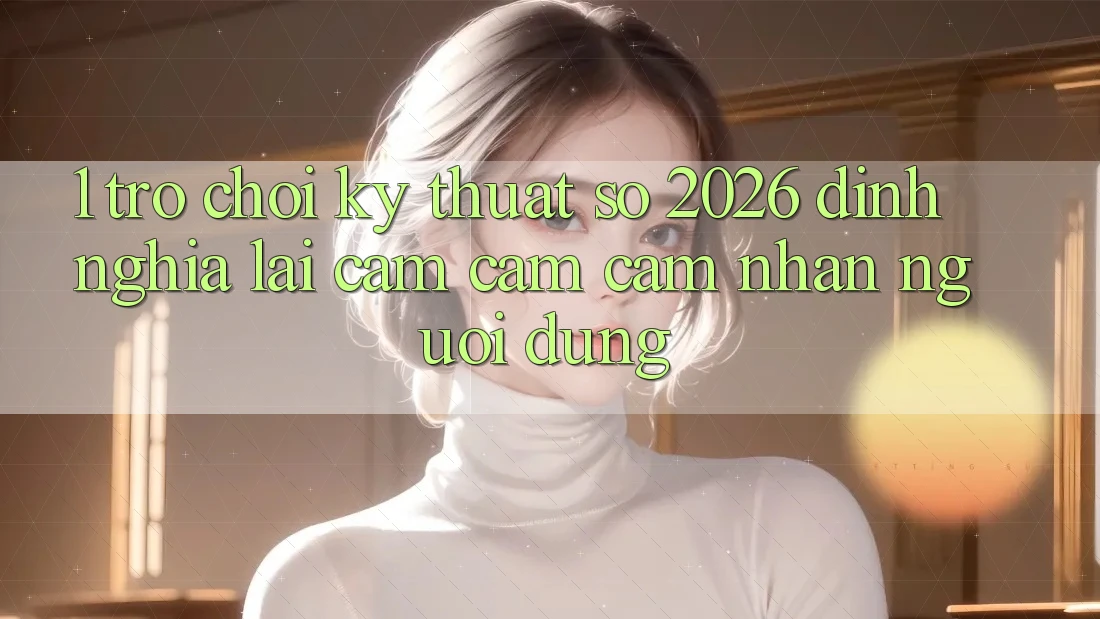 1. Trò chơi Kỹ Thuật Số 2026: Định Nghĩa Lại Cảm cảm cảm nhận Người dùng