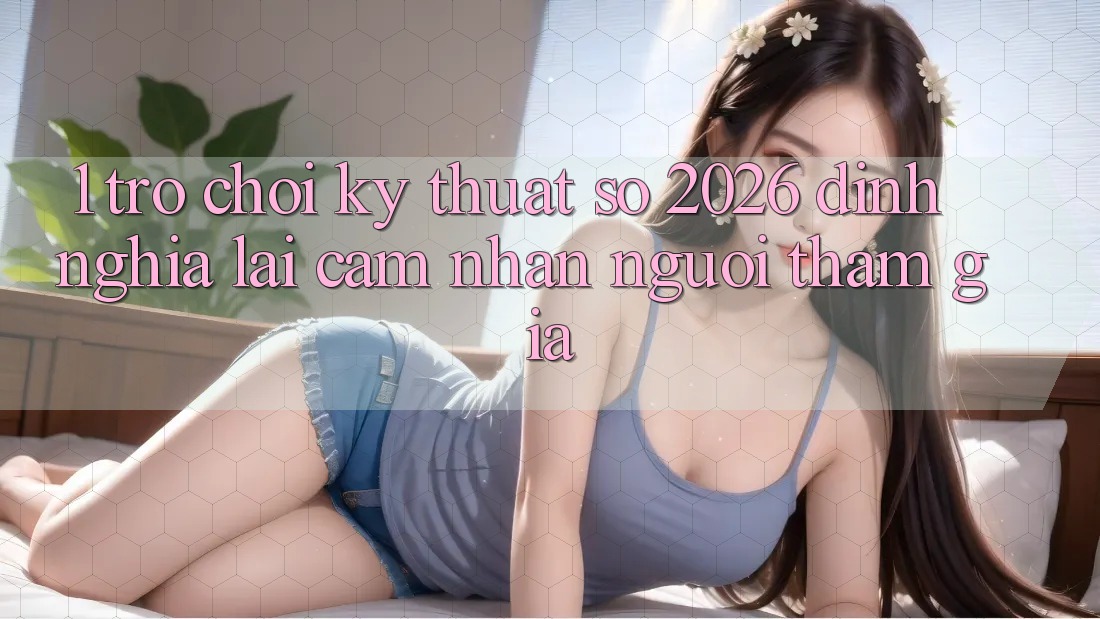1. Trò chơi Kỹ Thuật Số 2026: Định Nghĩa Lại Cảm nhận Người tham gia 1. Trò chơi Kỹ Thuật Số 2026: Định Nghĩa Lại Cảm nhận Người tham gia