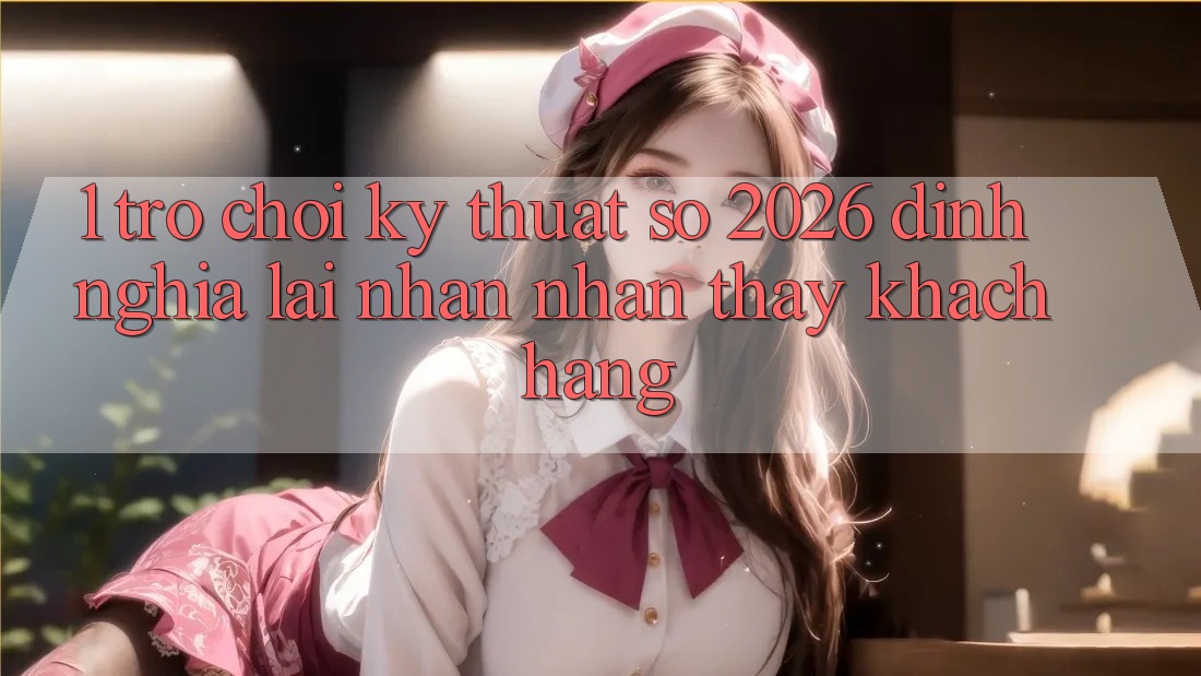 1. Trò chơi Kỹ Thuật Số 2026: Định Nghĩa Lại Nhận nhận thấy Khách hàng
