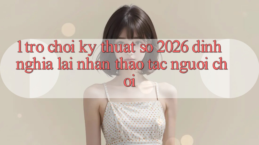 1. Trò chơi Kỹ Thuật Số 2026: Định Nghĩa Lại Nhận thao tác Người Chơi 1. Trò chơi Kỹ Thuật Số 2026: Định Nghĩa Lại Nhận thao tác Người Chơi
