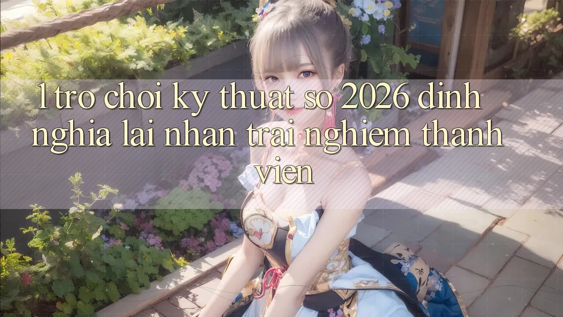 1. Trò chơi Kỹ Thuật Số 2026: Định Nghĩa Lại Nhận trải nghiệm Thành viên 1. Trò chơi Kỹ Thuật Số 2026: Định Nghĩa Lại Nhận trải nghiệm Thành viên