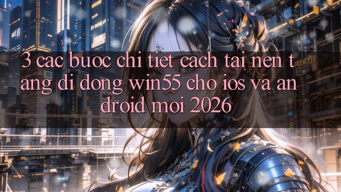 3. Các bước Chi Tiết Cách Tải Nền tảng di động Win55 Cho iOS Và Android Mới 2026