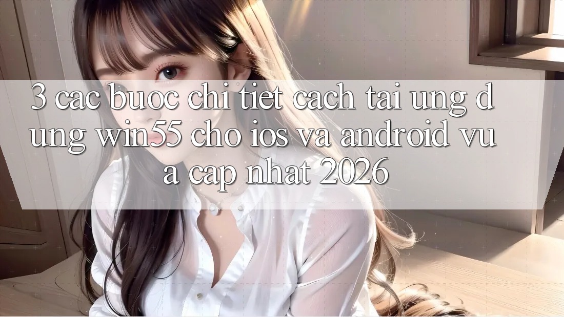 3. Các bước Chi Tiết Cách Tải Ứng dụng Win55 Cho iOS Và Android Vừa cập nhật 2026
