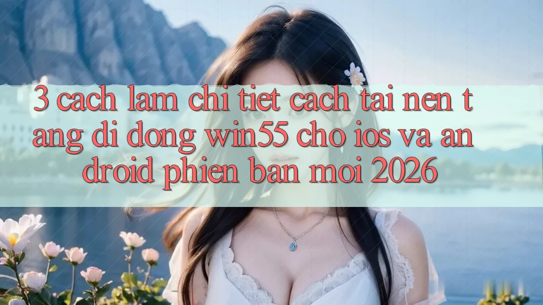 3. Cách làm Chi Tiết Cách Tải Nền tảng di động Win55 Cho iOS Và Android Phiên bản mới 2026