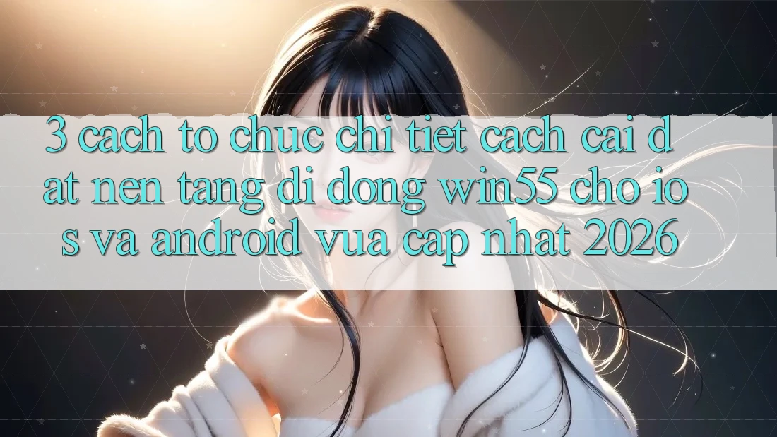 3. Cách tổ chức Chi Tiết Cách Cài đặt Nền tảng di động Win55 Cho iOS Và Android Vừa cập nhật 2026
