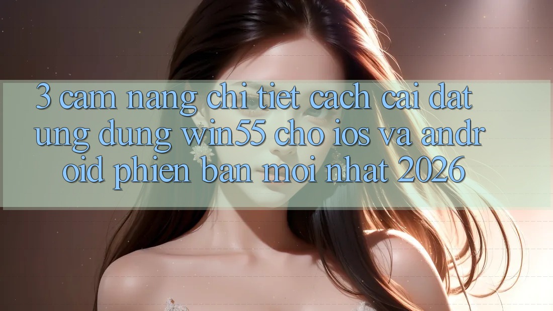 3. Cẩm nang Chi Tiết Cách Cài đặt Ứng dụng Win55 Cho iOS Và Android Phiên bản mới Nhất 2026