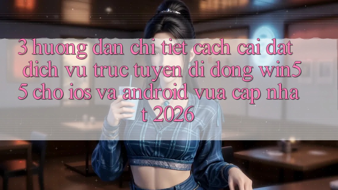 3. Hướng Dẫn Chi Tiết Cách Cài đặt Dịch vụ trực tuyến di động Win55 Cho iOS Và Android Vừa cập nhật 2026