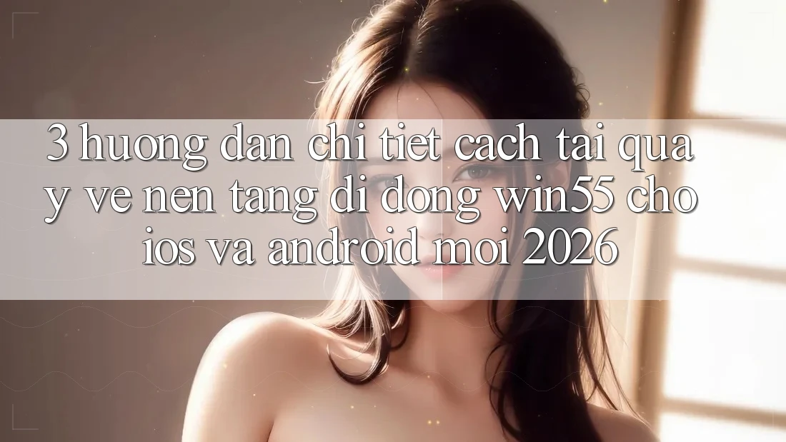 3. Hướng Dẫn Chi Tiết Cách Tải quay về Nền tảng di động Win55 Cho iOS Và Android Mới 2026