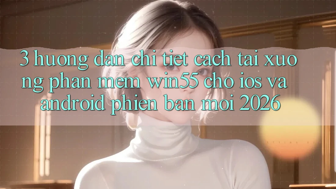 3. Hướng Dẫn Chi Tiết Cách Tải xuống Phần mềm Win55 Cho iOS Và Android Phiên bản mới 2026