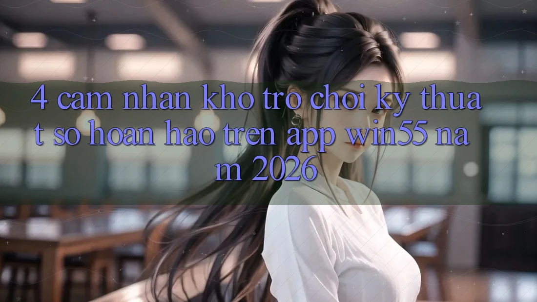 4. Cảm nhận Kho Trò chơi Kỹ Thuật Số Hoàn hảo Trên App Win55 Năm 2026 4. Cảm nhận Kho Trò chơi Kỹ Thuật Số Hoàn hảo Trên App Win55 Năm 2026