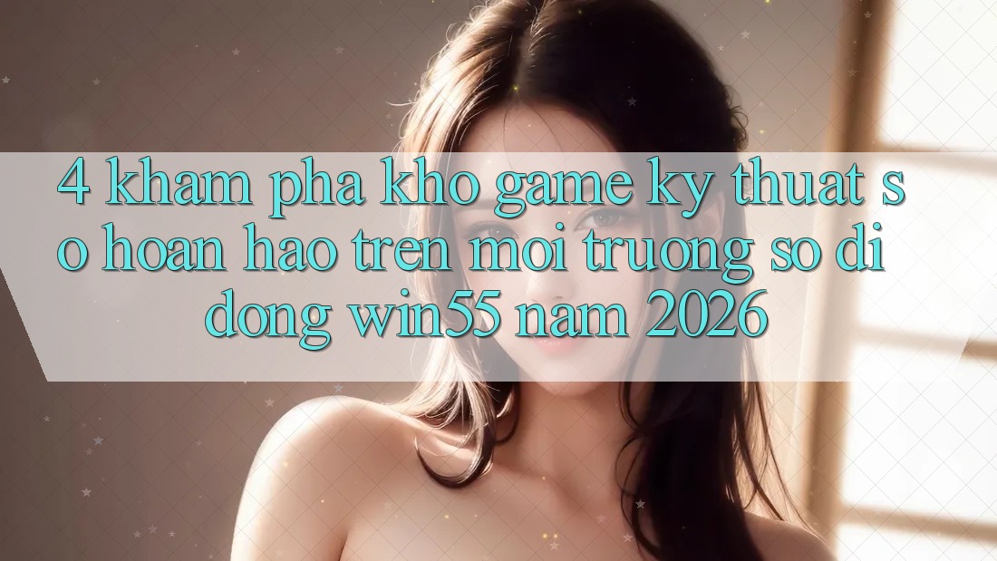 4. Khám Phá Kho Game Kỹ Thuật Số Hoàn hảo Trên Môi trường số di động Win55 Năm 2026