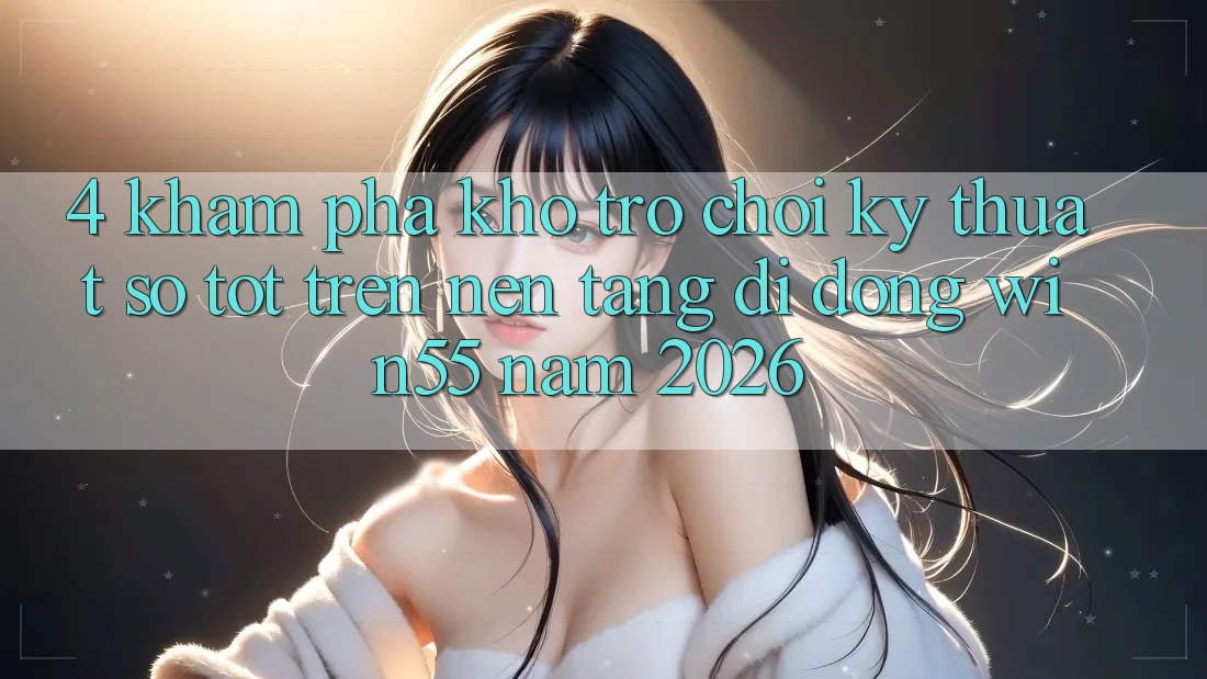 4. Khám phá Kho Trò chơi Kỹ Thuật Số Tốt Trên Nền tảng di động Win55 Năm 2026 4. Khám phá Kho Trò chơi Kỹ Thuật Số Tốt Trên Nền tảng di động Win55 Năm 2026