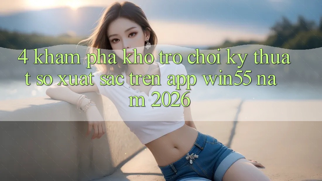 4. Khám Phá Kho Trò chơi Kỹ Thuật Số Xuất sắc Trên App Win55 Năm 2026