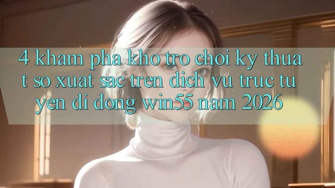 4. Khám Phá Kho Trò chơi Kỹ Thuật Số Xuất sắc Trên Dịch vụ trực tuyến di động Win55 Năm 2026