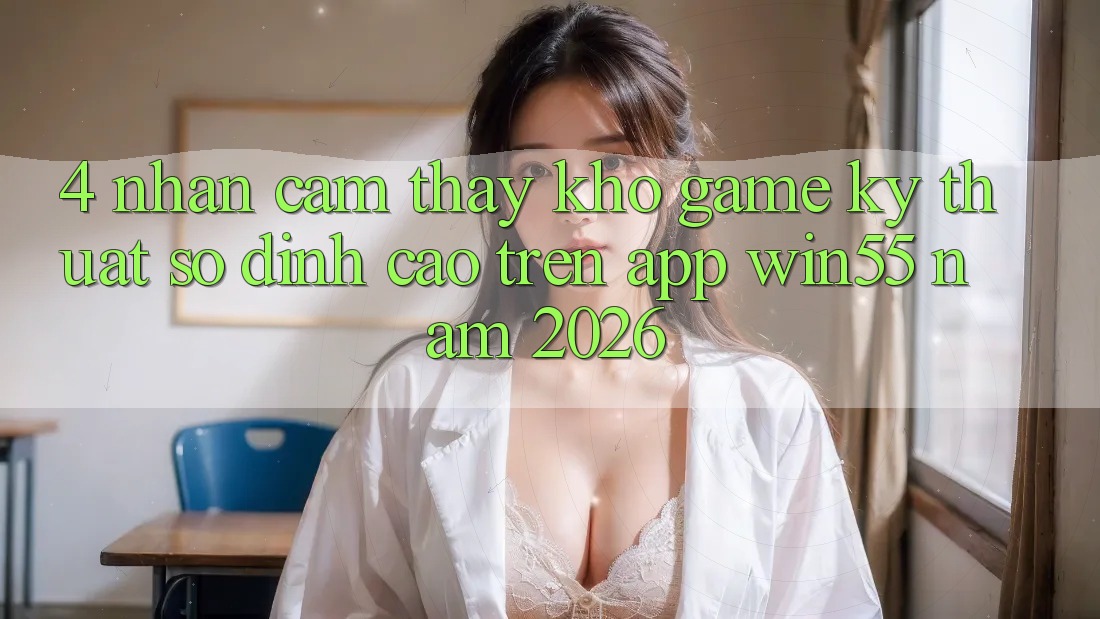 4. Nhận cảm thấy Kho Game Kỹ Thuật Số Đỉnh cao Trên App Win55 Năm 2026