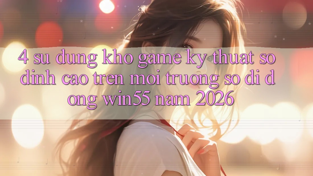 4. Sử dụng Kho Game Kỹ Thuật Số Đỉnh Cao Trên Môi trường số di động Win55 Năm 2026