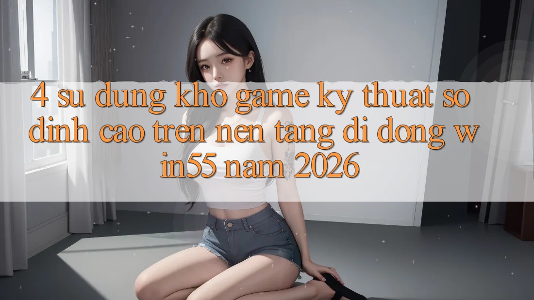 4. Sử dụng Kho Game Kỹ Thuật Số Đỉnh Cao Trên Nền tảng di động Win55 Năm 2026 4. Sử dụng Kho Game Kỹ Thuật Số Đỉnh Cao Trên Nền tảng di động Win55 Năm 2026