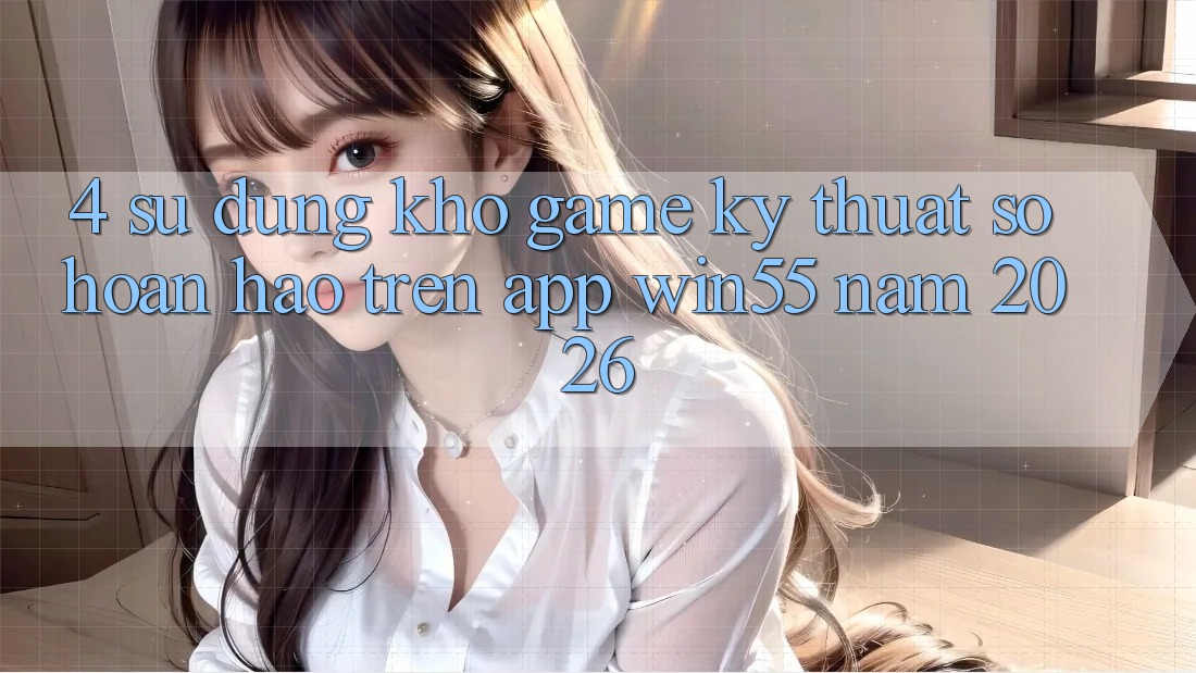4. Sử dụng Kho Game Kỹ Thuật Số Hoàn hảo Trên App Win55 Năm 2026 4. Sử dụng Kho Game Kỹ Thuật Số Hoàn hảo Trên App Win55 Năm 2026