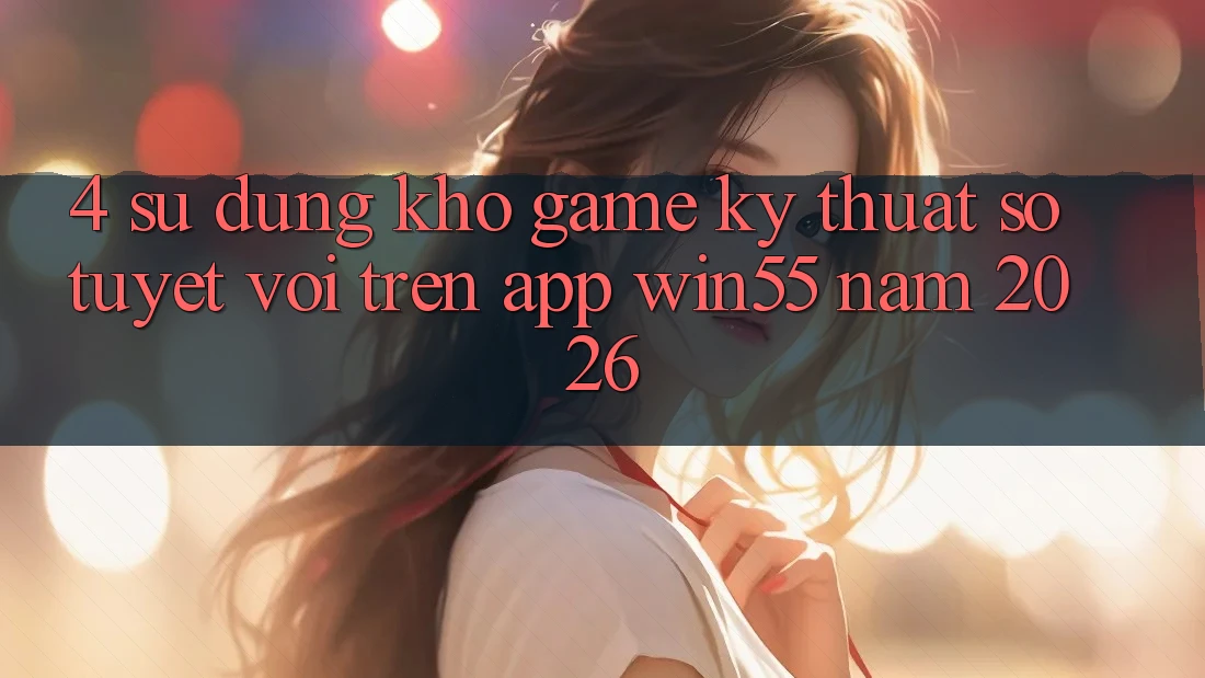 4. Sử dụng Kho Game Kỹ Thuật Số Tuyệt vời Trên App Win55 Năm 2026