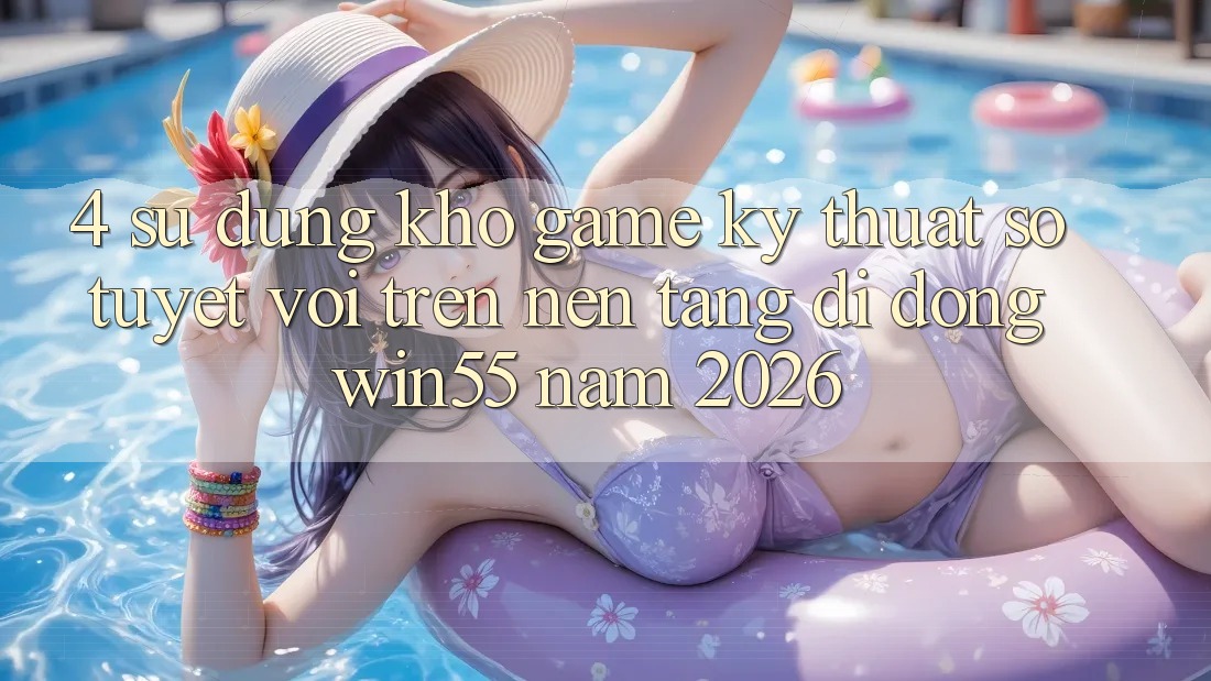 4. Sử dụng Kho Game Kỹ Thuật Số Tuyệt vời Trên Nền tảng di động Win55 Năm 2026