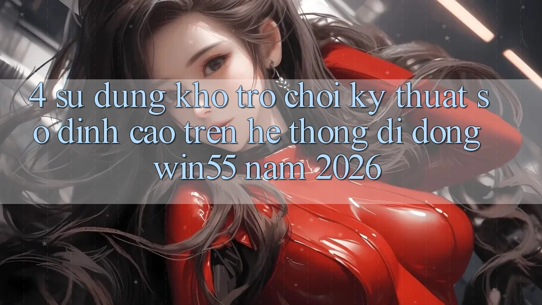 4. Sử dụng Kho Trò chơi Kỹ Thuật Số Đỉnh Cao Trên Hệ thống di động Win55 Năm 2026 4. Sử dụng Kho Trò chơi Kỹ Thuật Số Đỉnh Cao Trên Hệ thống di động Win55 Năm 2026
