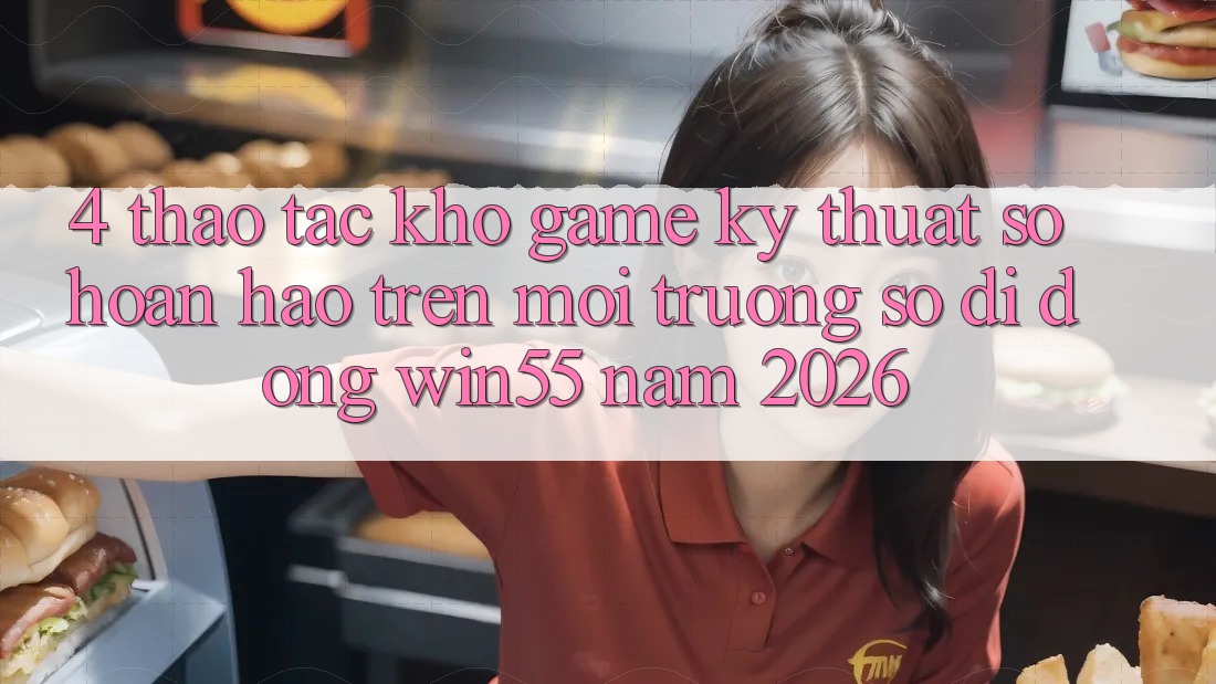4. Thao tác Kho Game Kỹ Thuật Số Hoàn hảo Trên Môi trường số di động Win55 Năm 2026