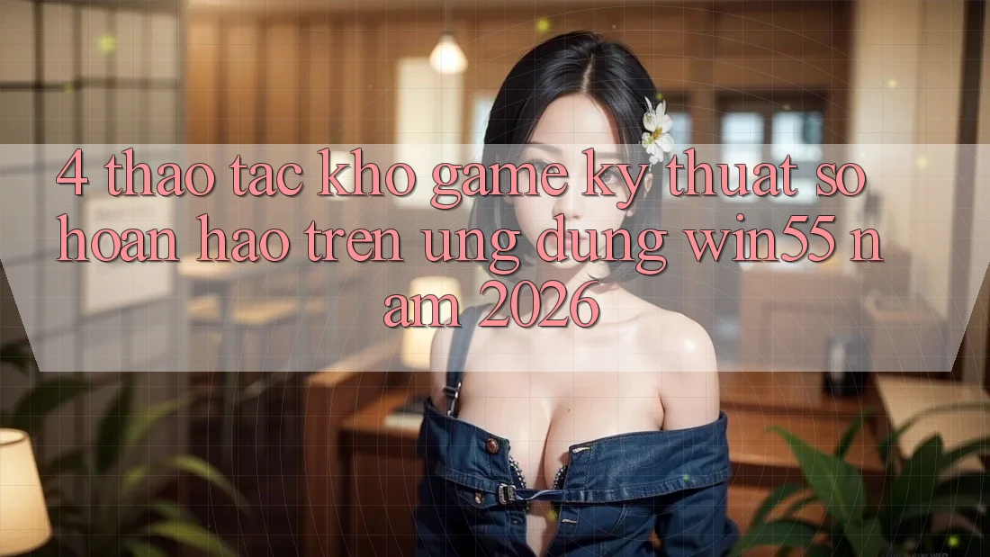 4. Thao tác Kho Game Kỹ Thuật Số Hoàn hảo Trên Ứng dụng Win55 Năm 2026 4. Thao tác Kho Game Kỹ Thuật Số Hoàn hảo Trên Ứng dụng Win55 Năm 2026
