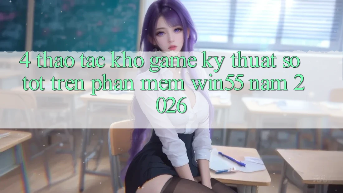 4. Thao tác Kho Game Kỹ Thuật Số Tốt Trên Phần mềm Win55 Năm 2026 4. Thao tác Kho Game Kỹ Thuật Số Tốt Trên Phần mềm Win55 Năm 2026
