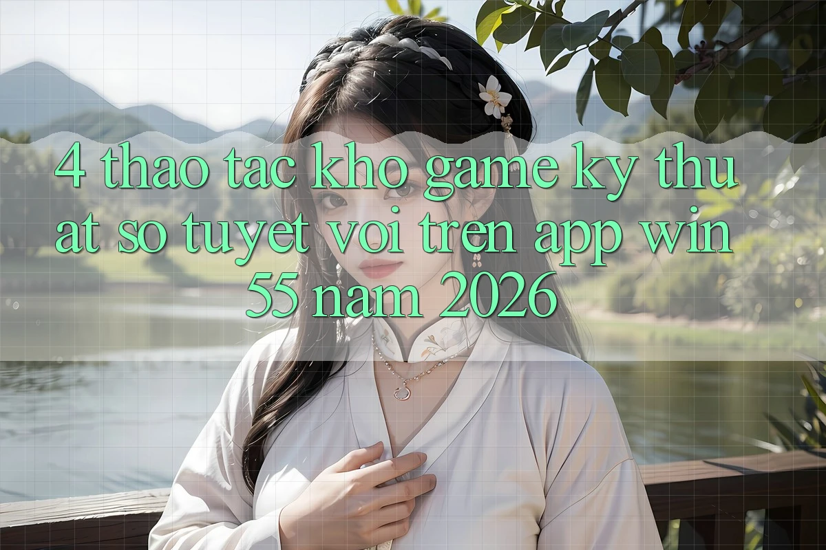 4. Thao tác Kho Game Kỹ Thuật Số Tuyệt vời Trên App Win55 Năm 2026 4. Thao tác Kho Game Kỹ Thuật Số Tuyệt vời Trên App Win55 Năm 2026