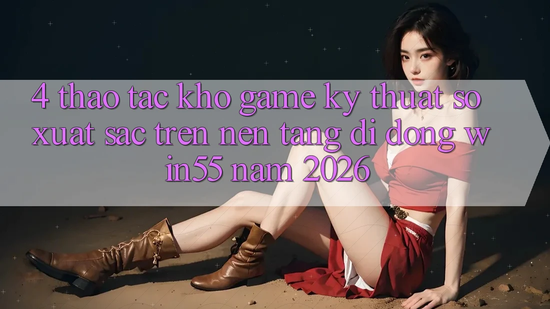 4. Thao tác Kho Game Kỹ Thuật Số Xuất sắc Trên Nền tảng di động Win55 Năm 2026