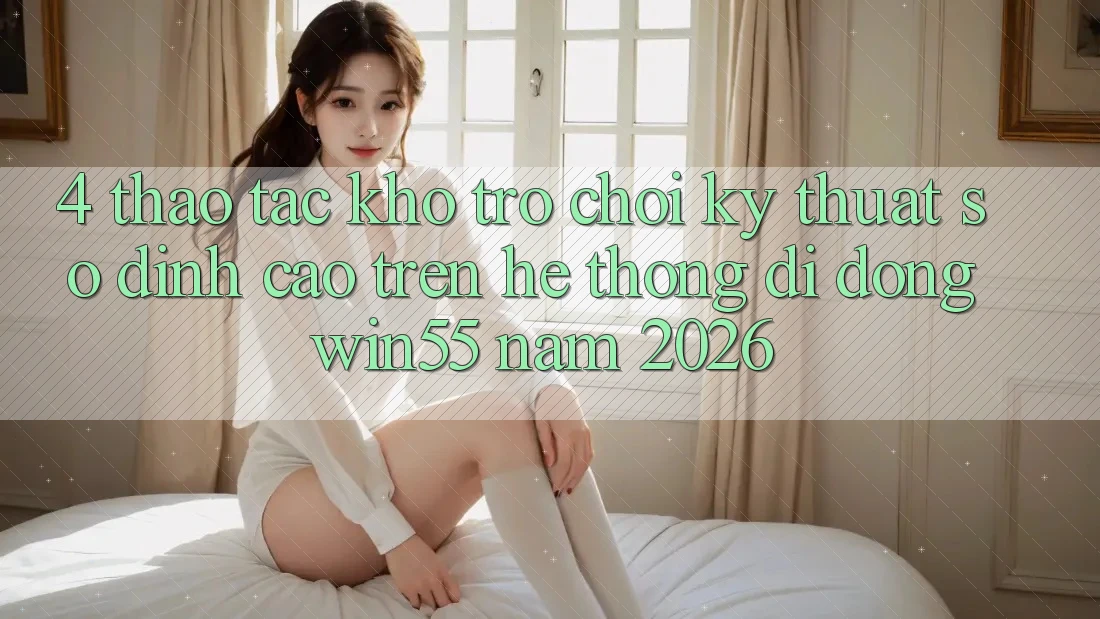 4. Thao tác Kho Trò chơi Kỹ Thuật Số Đỉnh Cao Trên Hệ thống di động Win55 Năm 2026 4. Thao tác Kho Trò chơi Kỹ Thuật Số Đỉnh Cao Trên Hệ thống di động Win55 Năm 2026