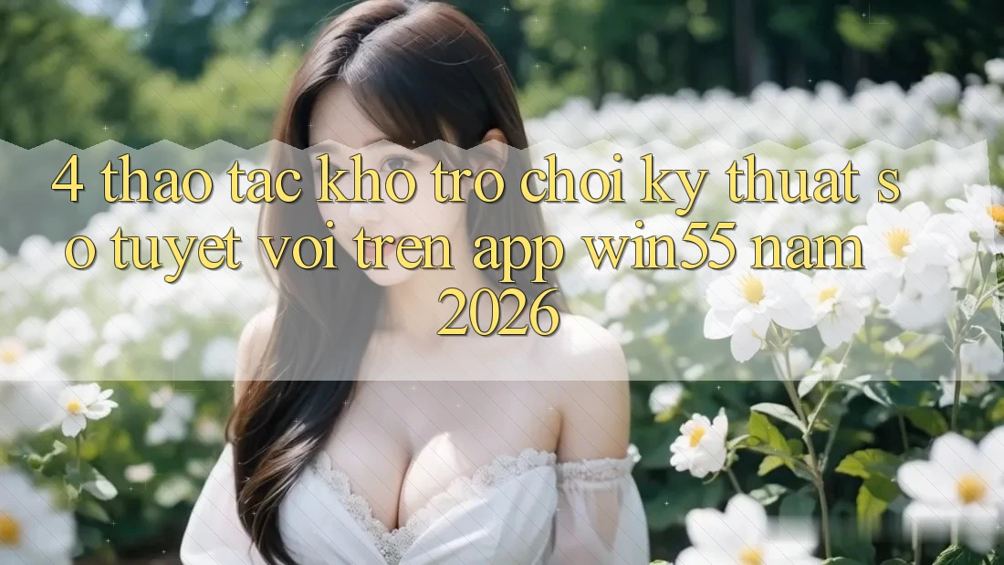 4. Thao tác Kho Trò chơi Kỹ Thuật Số Tuyệt vời Trên App Win55 Năm 2026 4. Thao tác Kho Trò chơi Kỹ Thuật Số Tuyệt vời Trên App Win55 Năm 2026
