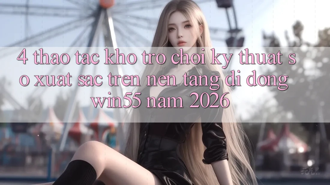 4. Thao tác Kho Trò chơi Kỹ Thuật Số Xuất sắc Trên Nền tảng di động Win55 Năm 2026