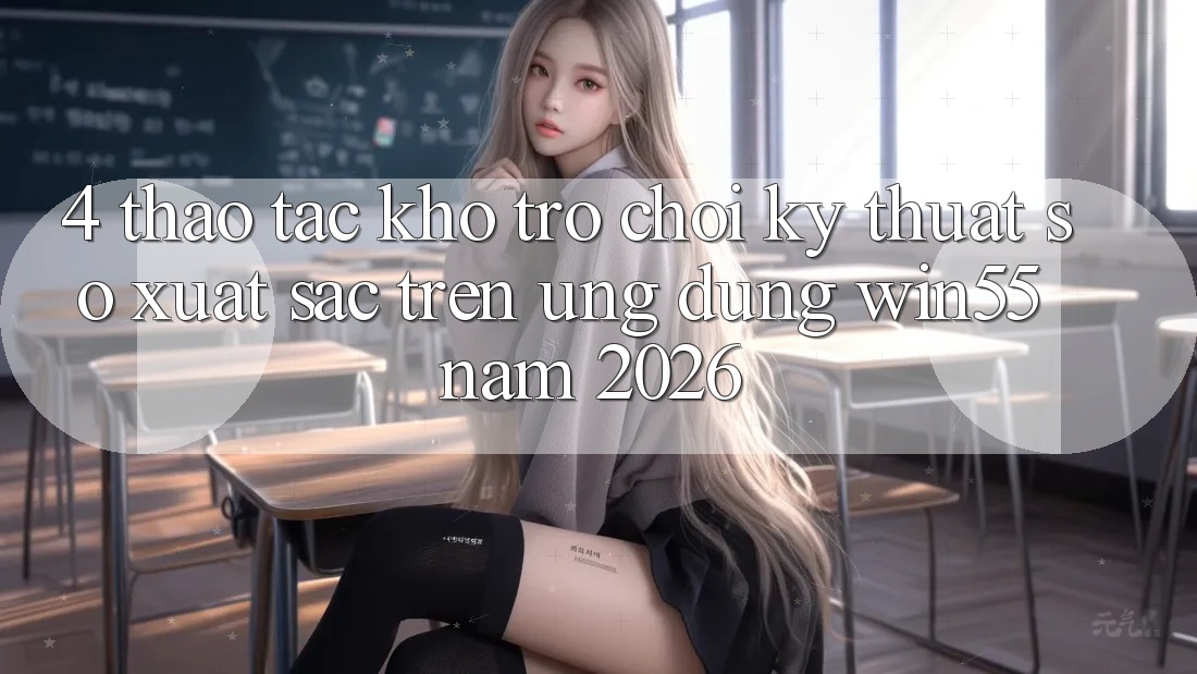 4. Thao tác Kho Trò chơi Kỹ Thuật Số Xuất sắc Trên Ứng dụng Win55 Năm 2026 4. Thao tác Kho Trò chơi Kỹ Thuật Số Xuất sắc Trên Ứng dụng Win55 Năm 2026