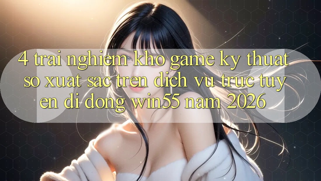 4. Trải nghiệm Kho Game Kỹ Thuật Số Xuất sắc Trên Dịch vụ trực tuyến di động Win55 Năm 2026 4. Trải nghiệm Kho Game Kỹ Thuật Số Xuất sắc Trên Dịch vụ trực tuyến di động Win55 Năm 2026