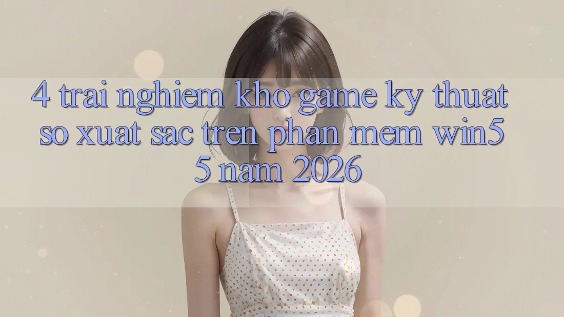 4. Trải nghiệm Kho Game Kỹ Thuật Số Xuất sắc Trên Phần mềm Win55 Năm 2026