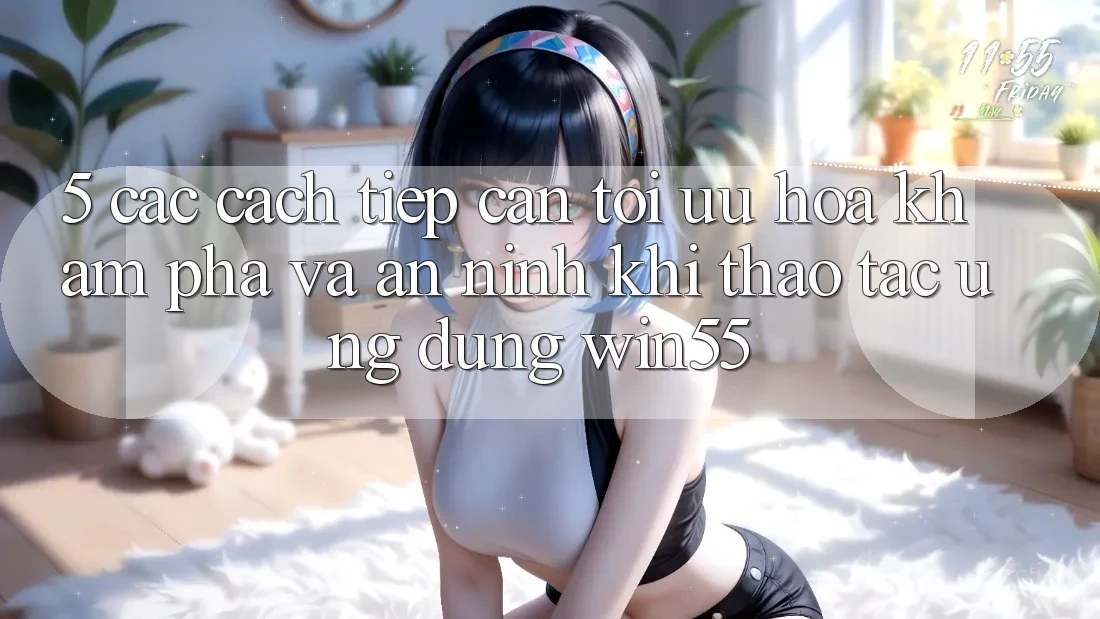 5. Các Cách tiếp cận Tối Ưu Hóa Khám phá Và An ninh Khi Thao tác Ứng dụng Win55 5. Các Cách tiếp cận Tối Ưu Hóa Khám phá Và An ninh Khi Thao tác Ứng dụng Win55