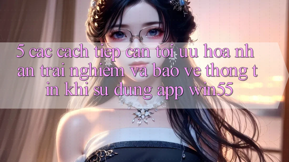 5. Các Cách tiếp cận Tối Ưu Hóa Nhận trải nghiệm Và Bảo vệ thông tin Khi Sử Dụng App Win55 5. Các Cách tiếp cận Tối Ưu Hóa Nhận trải nghiệm Và Bảo vệ thông tin Khi Sử Dụng App Win55