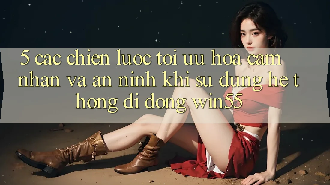 5. Các Chiến Lược Tối Ưu Hóa Cảm nhận Và An ninh Khi Sử dụng Hệ thống di động Win55