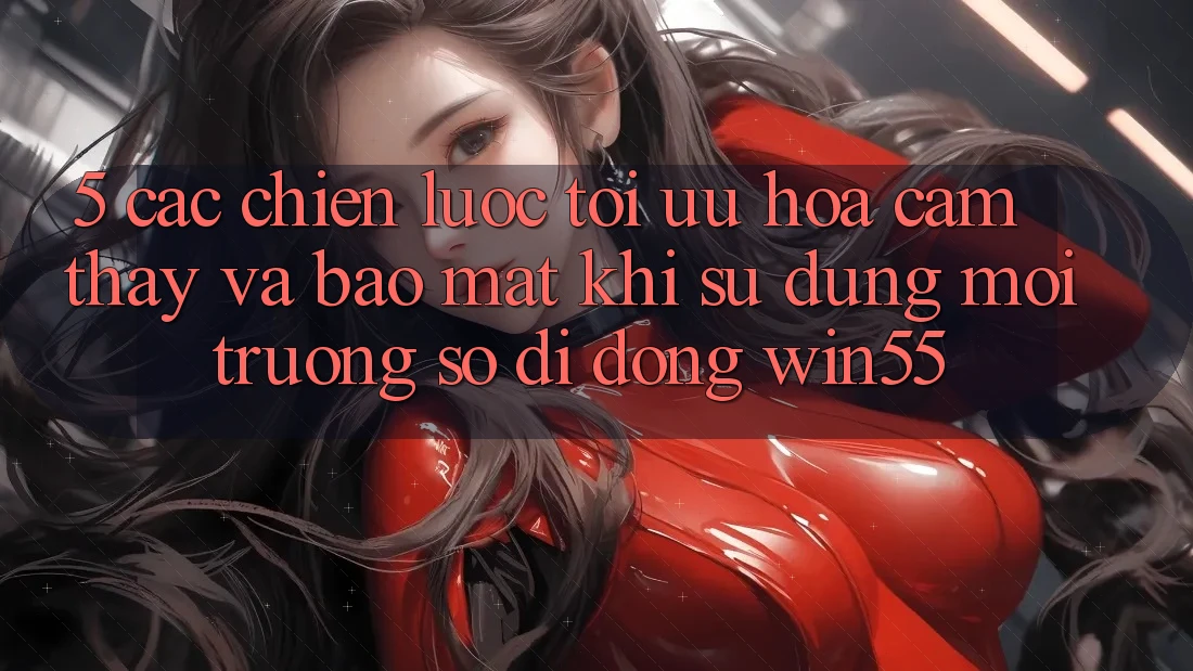 5. Các Chiến Lược Tối Ưu Hóa Cảm thấy Và Bảo Mật Khi Sử Dụng Môi trường số di động Win55
