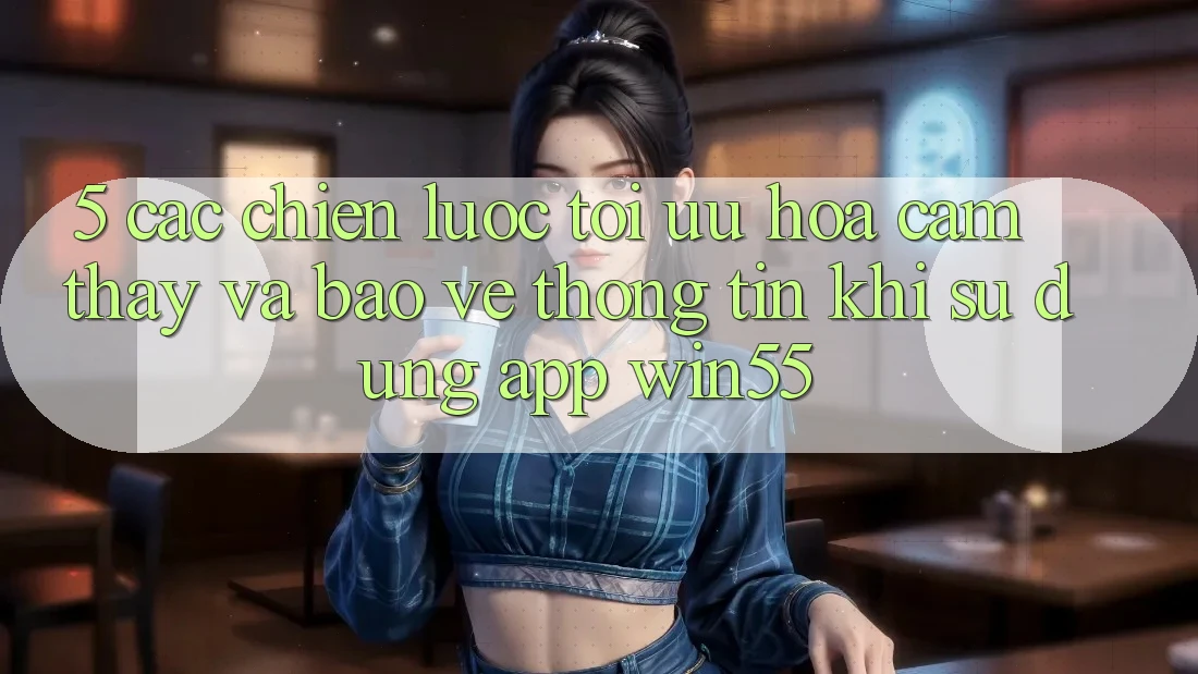 5. Các Chiến Lược Tối Ưu Hóa Cảm thấy Và Bảo vệ thông tin Khi Sử Dụng App Win55