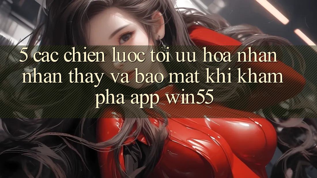5. Các Chiến Lược Tối Ưu Hóa Nhận nhận thấy Và Bảo Mật Khi Khám phá App Win55 5. Các Chiến Lược Tối Ưu Hóa Nhận nhận thấy Và Bảo Mật Khi Khám phá App Win55