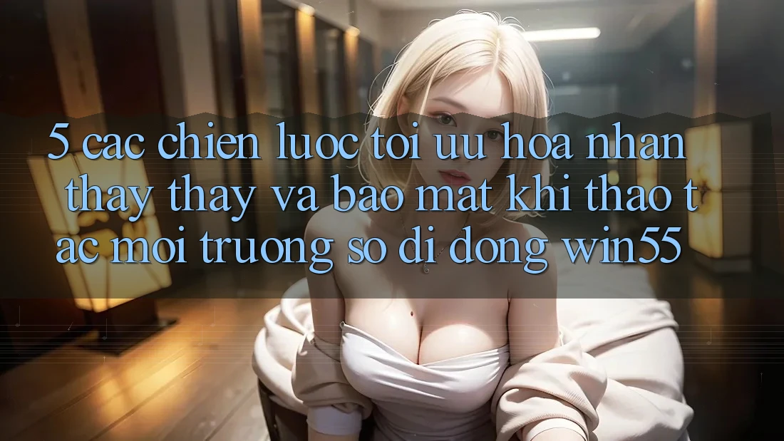5. Các Chiến Lược Tối Ưu Hóa Nhận thấy thấy Và Bảo Mật Khi Thao tác Môi trường số di động Win55
