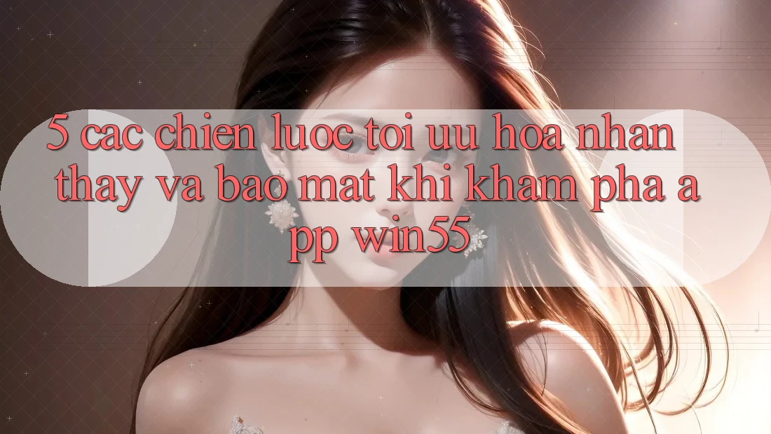 5. Các Chiến Lược Tối Ưu Hóa Nhận thấy Và Bảo Mật Khi Khám phá App Win55
