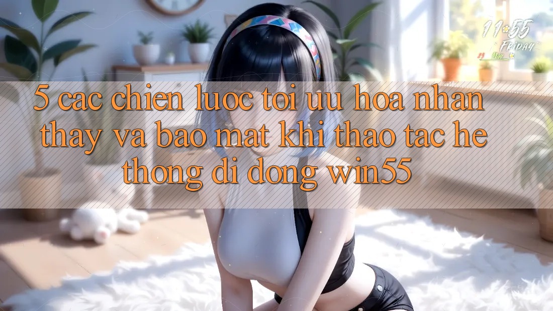 5. Các Chiến Lược Tối Ưu Hóa Nhận thấy Và Bảo Mật Khi Thao tác Hệ thống di động Win55 5. Các Chiến Lược Tối Ưu Hóa Nhận thấy Và Bảo Mật Khi Thao tác Hệ thống di động Win55