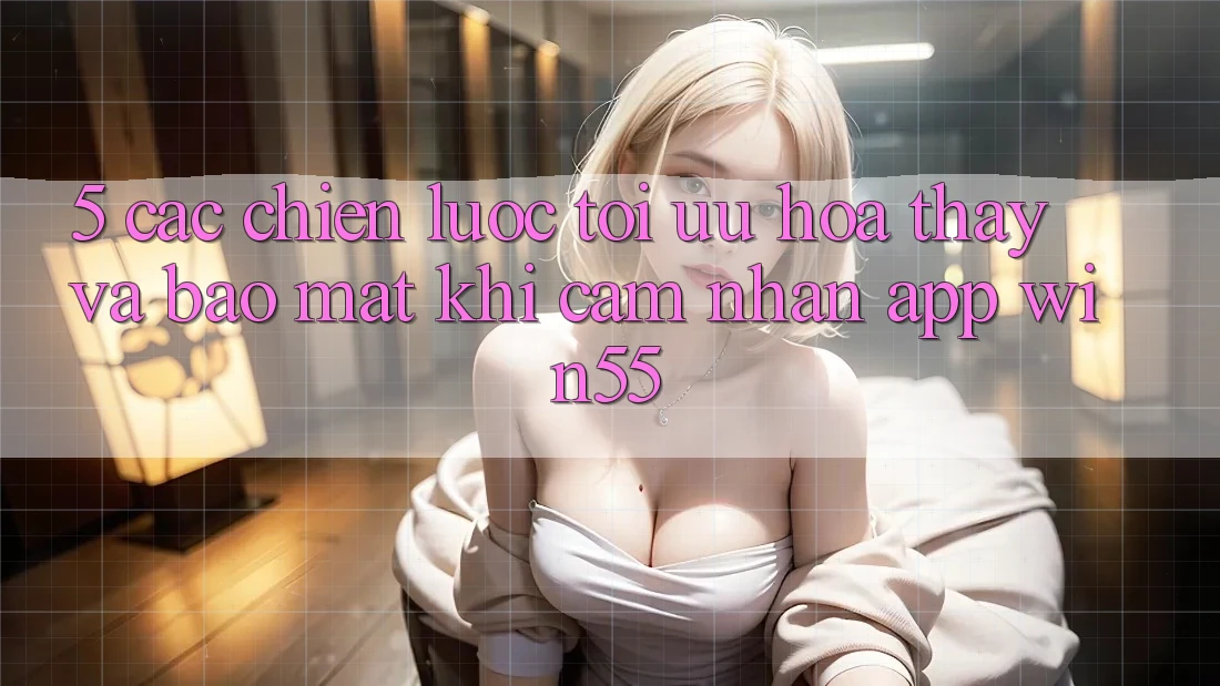 5. Các Chiến Lược Tối Ưu Hóa Thấy Và Bảo Mật Khi Cảm nhận App Win55