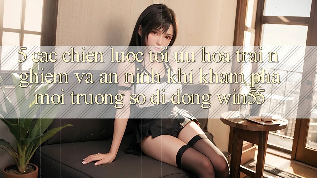 5. Các Chiến Lược Tối Ưu Hóa Trải Nghiệm Và An ninh Khi Khám phá Môi trường số di động Win55 5. Các Chiến Lược Tối Ưu Hóa Trải Nghiệm Và An ninh Khi Khám phá Môi trường số di động Win55