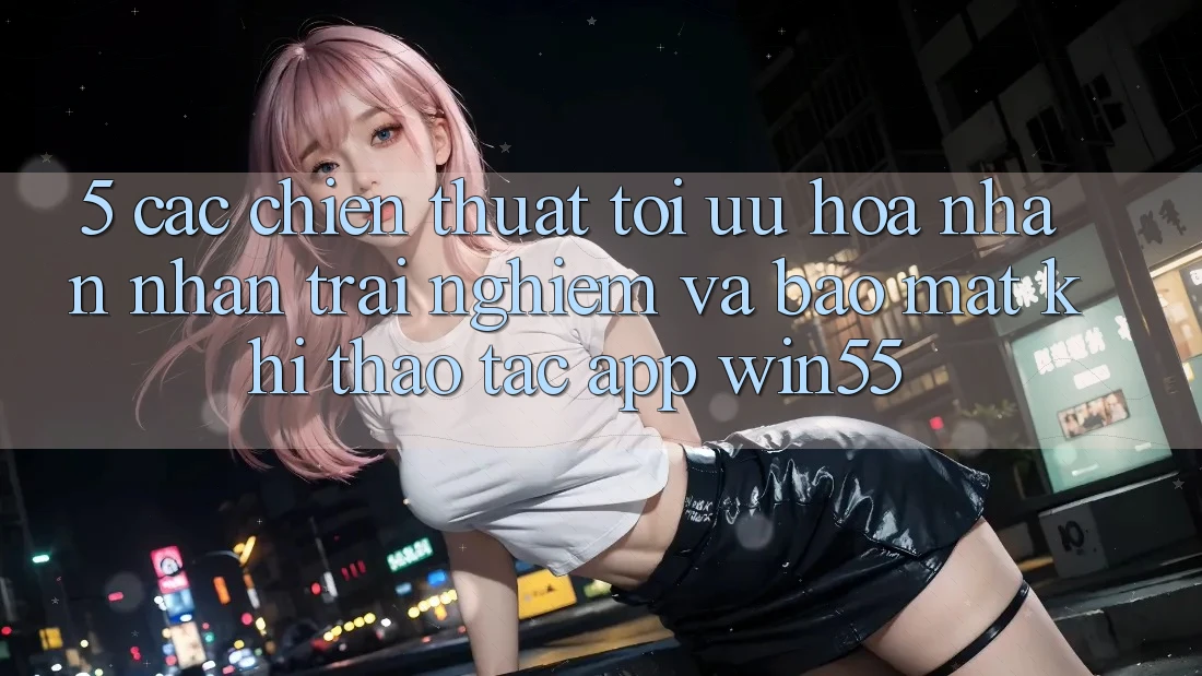 5. Các Chiến thuật Tối Ưu Hóa Nhận nhận trải nghiệm Và Bảo Mật Khi Thao tác App Win55 5. Các Chiến thuật Tối Ưu Hóa Nhận nhận trải nghiệm Và Bảo Mật Khi Thao tác App Win55