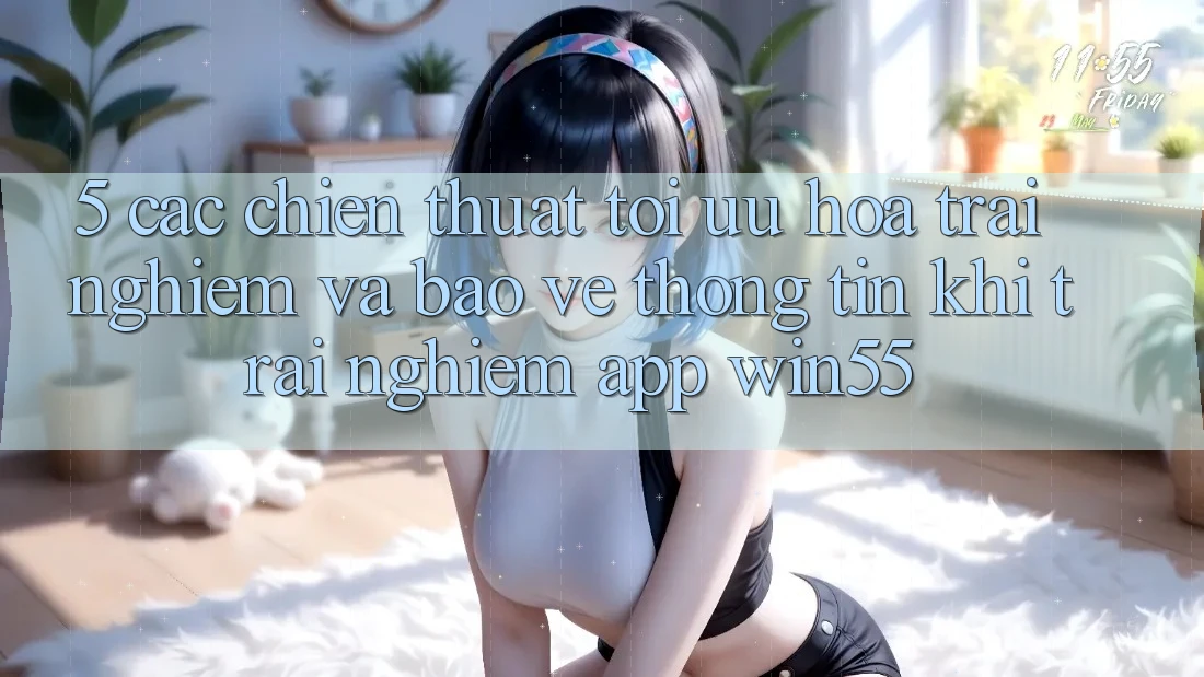 5. Các Chiến thuật Tối Ưu Hóa Trải Nghiệm Và Bảo vệ thông tin Khi Trải nghiệm App Win55 5. Các Chiến thuật Tối Ưu Hóa Trải Nghiệm Và Bảo vệ thông tin Khi Trải nghiệm App Win55